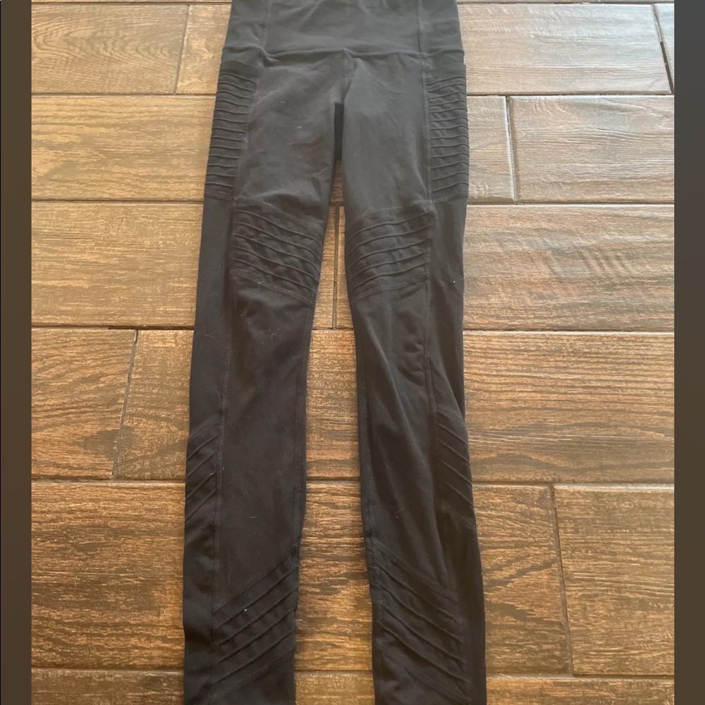 ATHLETA Women's Size XXS TEXTURED Activewear Yoga Pants w/pockets RN #54023 B88